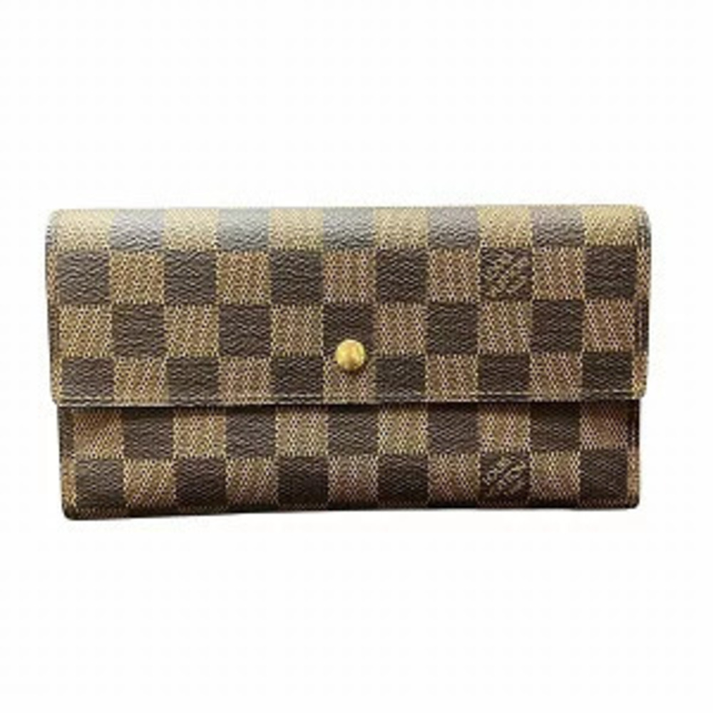 Louis Vuitton Damier Portefeuille International Tri fold Wallet